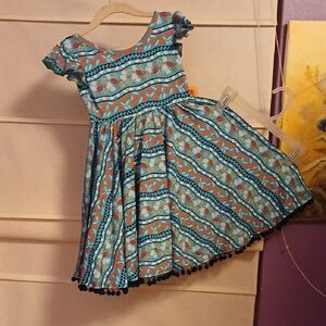 Dot Dot Smile Teal Floral Dress